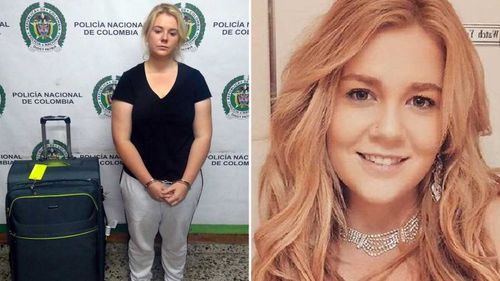 Cassie Sainsbury was arrested last month in Bogota. (Supplied)