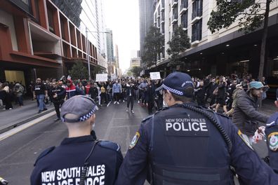 Sydney lockdown protests