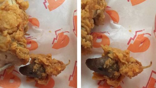 Woman claims to have been served battered rat among fried chicken