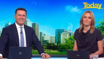 Today host Karl Stefanovic excitedly revealed he will be co-hosting the State of Origin from next week.