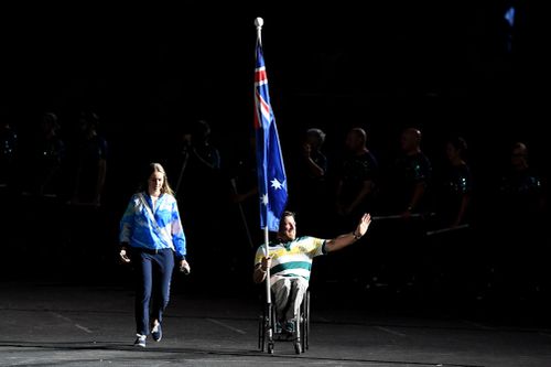 Fearnley signed off on his Games career with a gold medal. (AAP)