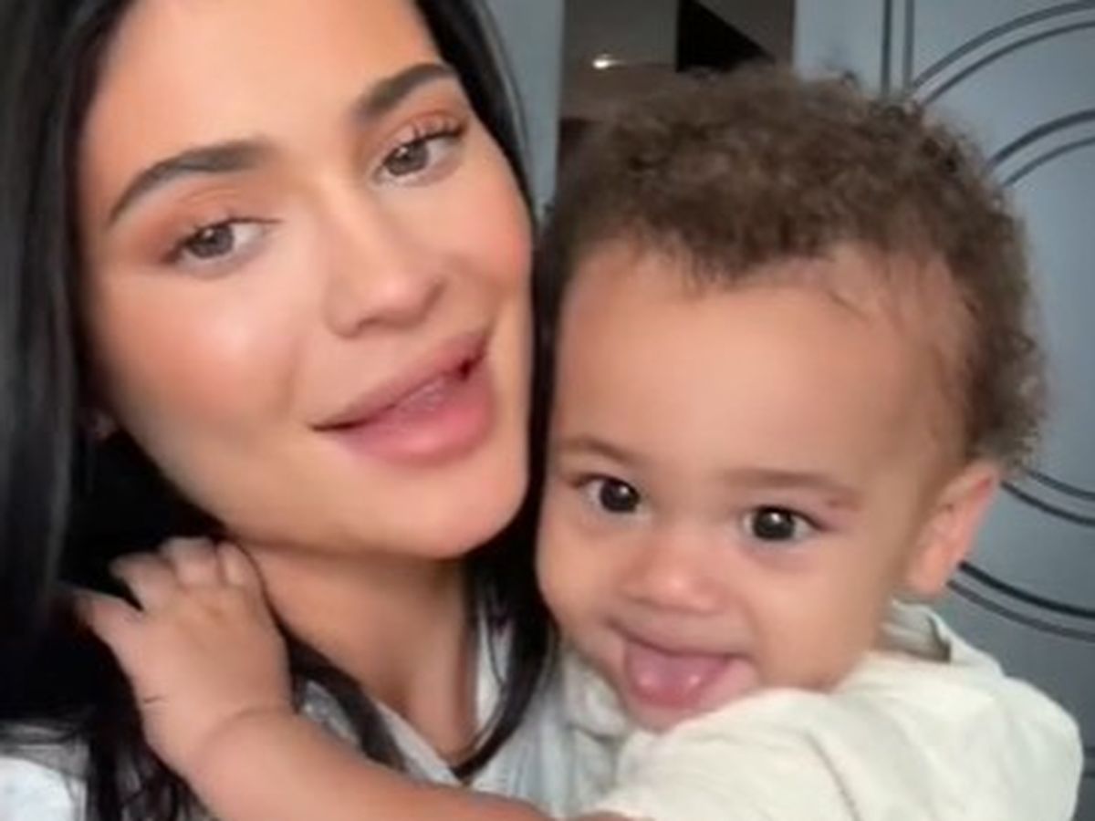 Kylie Jenner Shows Son Aire in TikTok Videos at His Cousin's Birthday Party