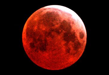 What does the term 'umbra' refer to in a total lunar eclipse?
