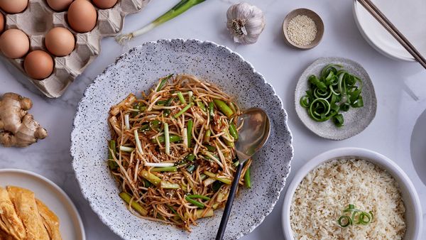 Chinese style egg stir fry