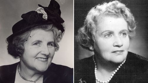 In 1943 Enid Lyons (left) became the Member for Darwin (in Tasmania) in the House of Representatives and Dorothy Tangney (right) was elected to represent Western Australia in the Senate.