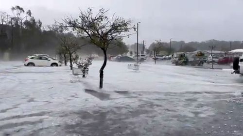 Flooding Coffs Harbour hail wild weather