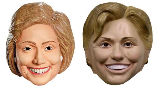 Trump masks are outselling Clinton three to one.
