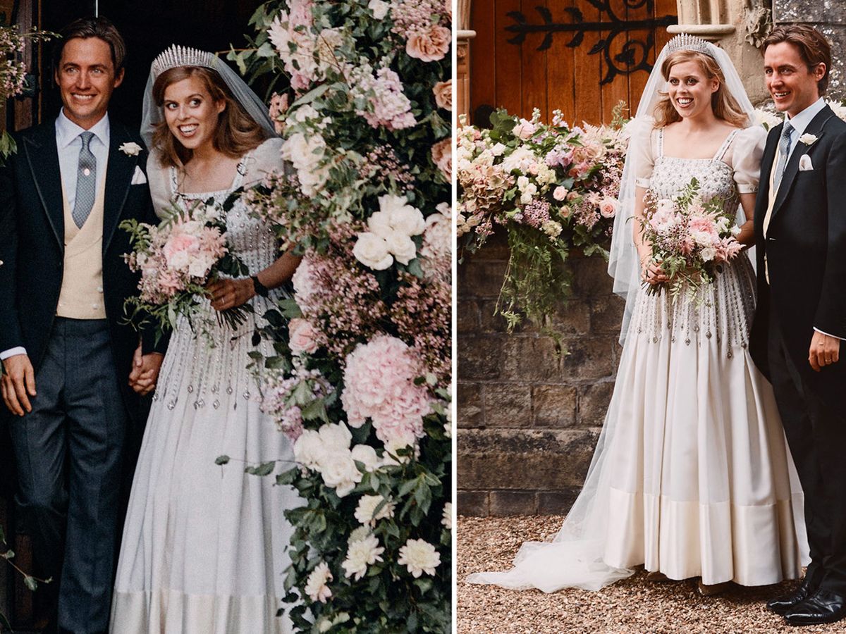 Princess Beatrice's Wedding Dress Photos - Pictures of Beatrice's Vintage  Gown