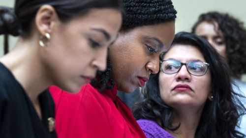 Alexandria Ocasio-Cortez, Ayanna Pressley and Rashida Tlaib, along with Ilhan Omar, form what has been referred to as 'the squad' in Congress.