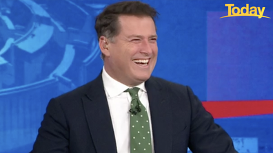 Karl Stefanovic burst out laughing at the response.