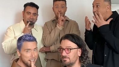 NSYNC recreate 20-year-old photo