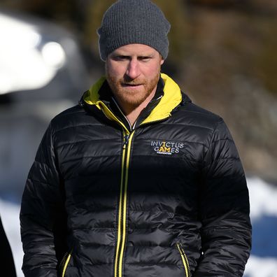 Prince Harry at the Invictus Games One Year to Go Launch on 15th February 2024 in Whistler, Canada.