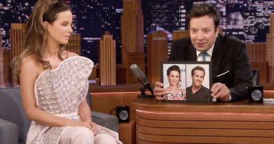 Ryan Reynolds, Kate Beckinsale, lookalike, Jimmy Fallon