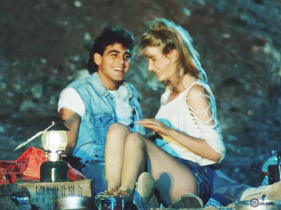 George Clooney and Laura Dern in Grizzly II: Revenger