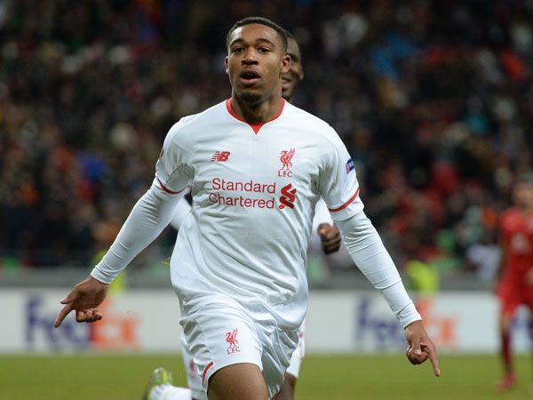Jordan Ibe scores the only goal for Liverpool. (AFP)