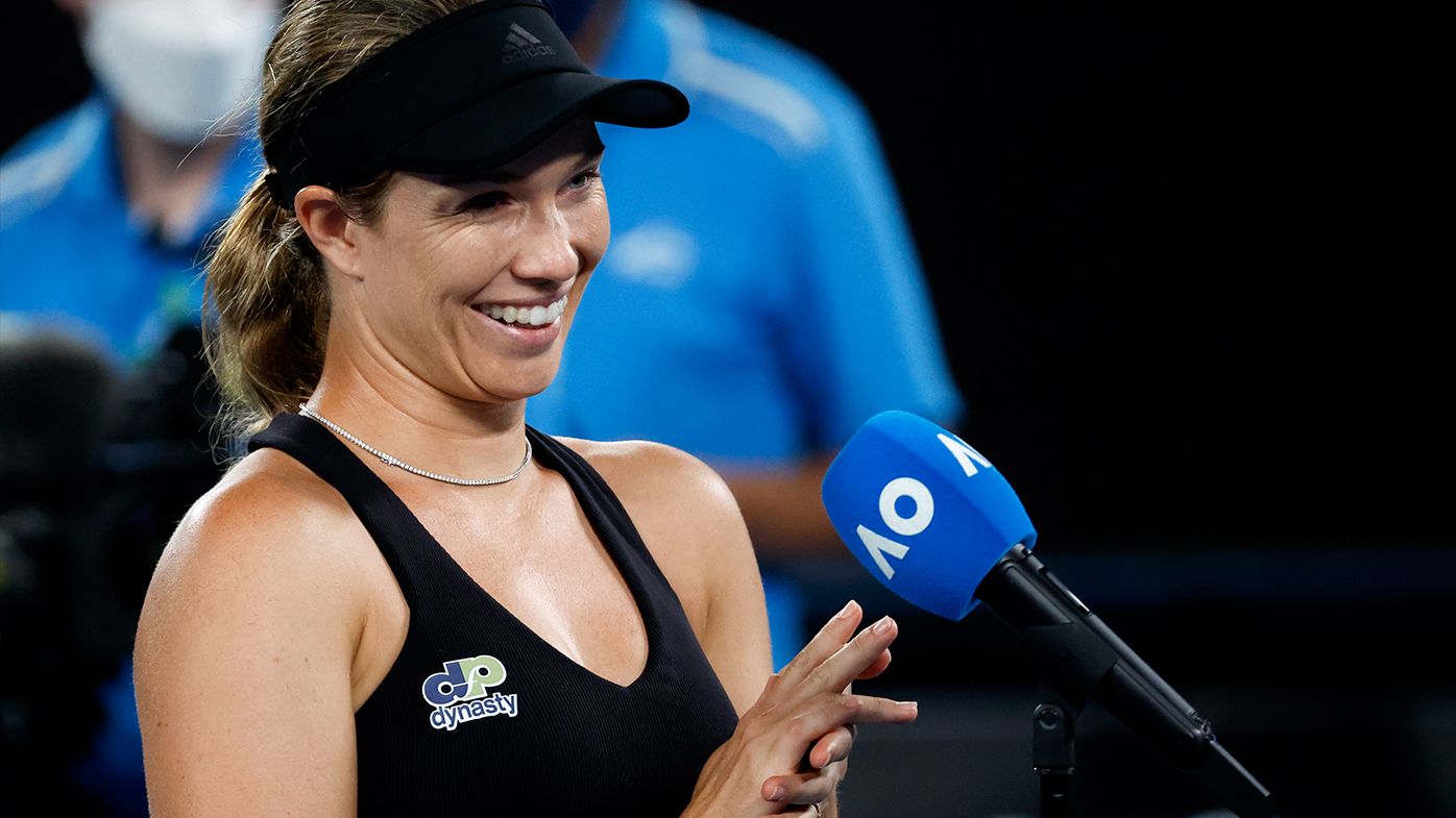 Danielle Collins books place in AO decider against Ash Barty, ices win with bizarre on-court chat