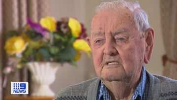 Des Jones, 100, is the last remaining survivor of HMAS Canberra that sank off the Soloman Islands during World War II in 1942.