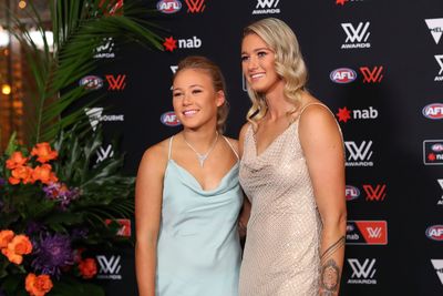 Kodi Jacques (L) and Tayla Harris (R)