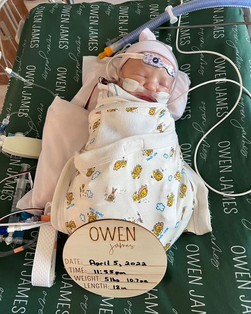 Owen Monroe was 18 days old when he made history.
