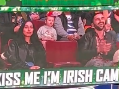 Kiss cam viral clip