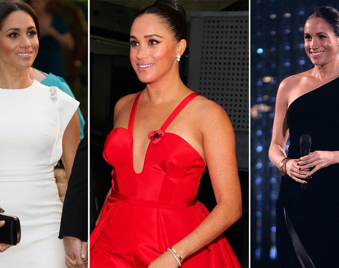 Meghan Markle's evening gowns: The most stylish dresses worn by the Duchess  of Sussex | Style guide | In Pictures - 9Honey