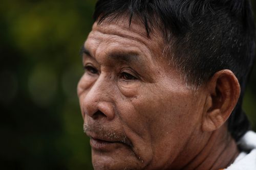 Narciso Mucutuy, grandfather of the four rescued children who ate cassava flour to survive in the Amazon.