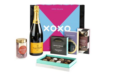 Koko Black Champagne and Truffles Valentine's Day Hamper, $199