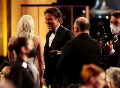 Bradley Cooper attends the 28th Annual Screen Actors Guild Awards at Barker Hangar on February 27, 2022 in Santa Monica, California. 