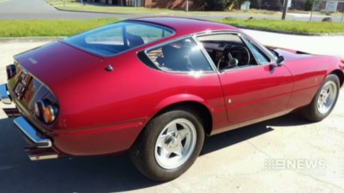 The stolen Daytona Ferrari. (9NEWS)