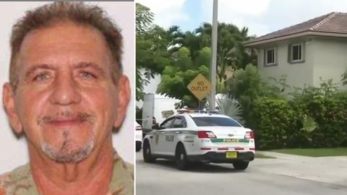 Evelio Gainz's body was found in the master bedroom of his Miami-Dade home after relatives became concerned and asked police to carry out a welfare check.