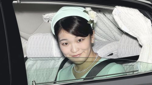 Princess Mako's announcement was postponed out of consideration for severe flooding in the south of Japan in July. (AFP)