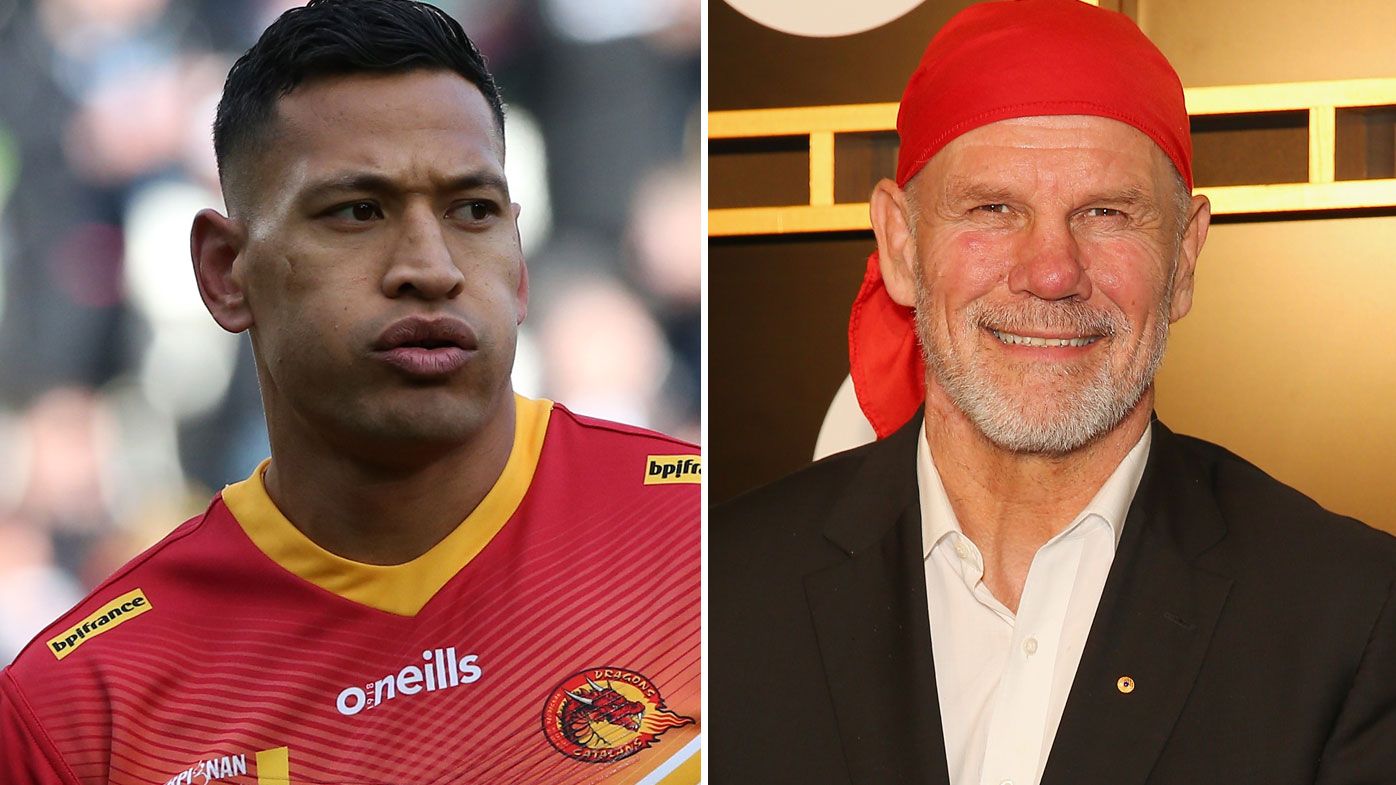 Peter FitzSimons says it&#x27;s Israel Folau&#x27;s right to choose not to kneel. (Getty)