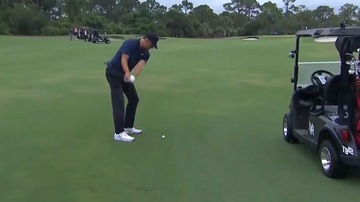 Tom Brady hit the shot of the day in &#x27;The Match&#x27;