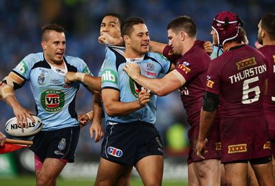 It was a night of spite, not fight, as NSW and Queensland engaged in a brutal arm wrestle for ascendancy in State of Origin II with knees to the head, face slaps, leg twists, elbows and heavy hits following kicks.<br/><br/>In what appears to be a consequence of the NRLs' ban on fighting, niggle was the order of the night as the Blues came from behind for gritty 6-4 victory, with neither side willing to risk a sin bin and suspension for throwing a punch.<br/><br/>As this video glance shows there were a plethora of incidents to test the referees and ultimately put a handbrake on much "football" being played until the final 20 minutes.<br/><br/>