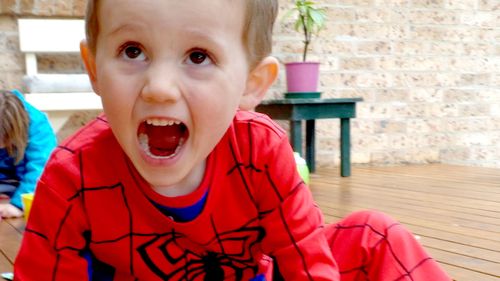 William was wearing a Spider-Man suit when he vanished.