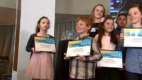 Dozens of children have been recognised for their efforts in emergencies. (9NEWS)