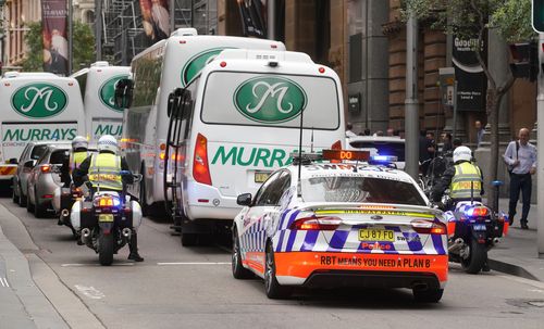 Officers will be able to close down roads and search people in the street. Picture: AAP