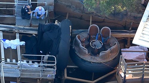Four people died in the theme park ride accident. (9NEWS)
