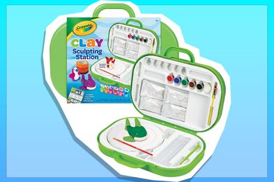 CRAYOLA Clay Scultping Station green
