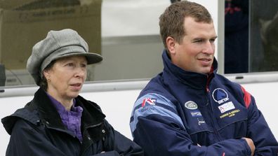 Princess Anne and Peter Phillips.