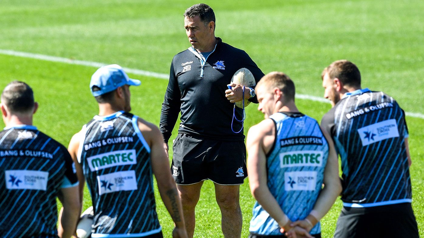 Shane Flanagan talks up chance of son Kyle stepping up in Sharks reshuffle after Holmes' exit