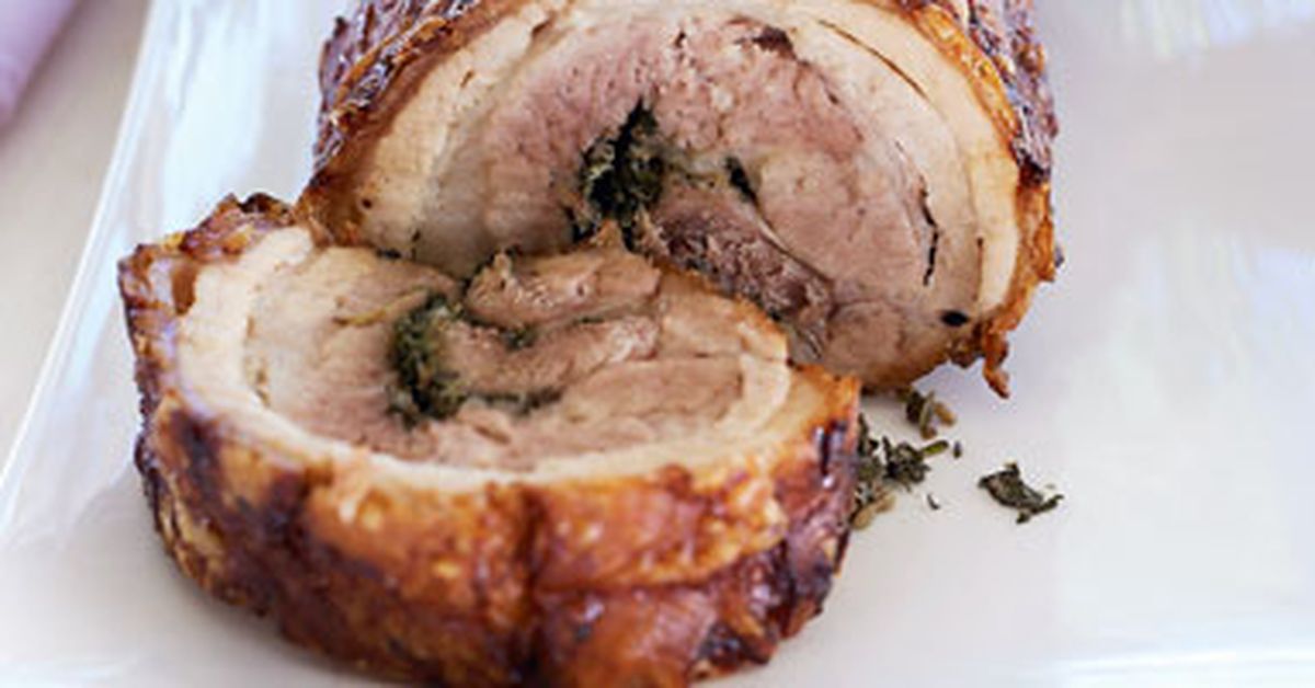 Porchetta with herbs - 9Kitchen
