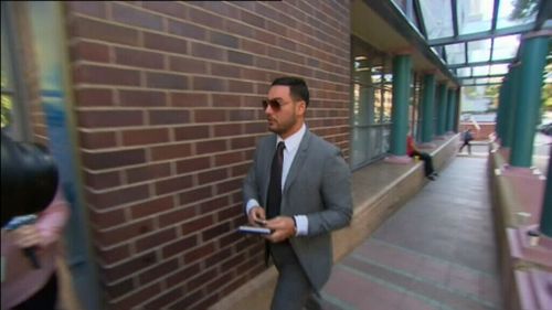 Salim Mehajer at court today. (9NEWS)