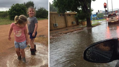 Mildura copped a drenching on Thursday. (Instagram: alifelikeours/ jademillardart)