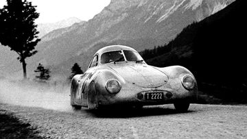 The first Type 64 was built to compete in a Berlin to Rome road race scheduled for September 1939.