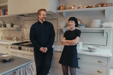David Harbour and Lily Allen give a tour of their Brooklyn home to Architectural Digest