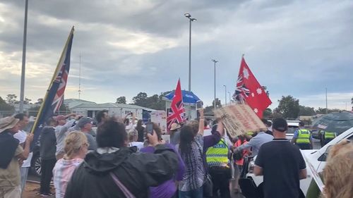 The WA Premier last week hit out at 'outrageous' behaviour of anti-vaccination protesters.