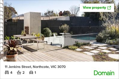 Auction real estate result property Domain house home Melbourne garden pool