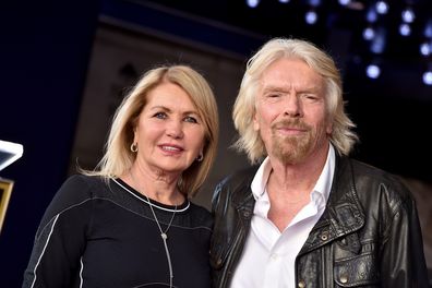 Sir Richard Branson and wife Joan Templeman