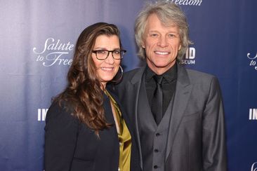 NEW YORK, NEW YORK - NOVEMBER 10: Dorothea Hurley and Recipient of the Intrepid Lifetime Achievement Award Jon Bon Jovi attend as Intrepid Museum hosts Annual Salute To Freedom Gala on November 10, 2021 in New York City. (Photo by Theo Wargo/Getty Images for Intrepid Sea, Air, &amp; Space Museum)